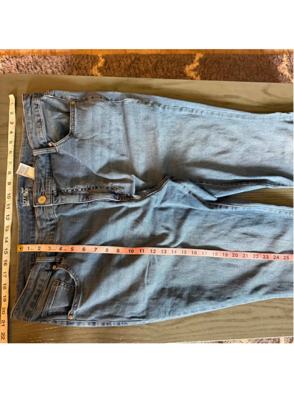 Women's Terra & Sky Skinny Jeans Blue Size 22W